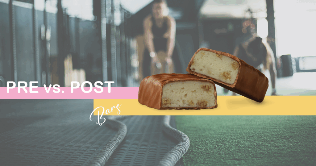 Pre-Workout vs. Post-Workout Bars: What’s the Difference?